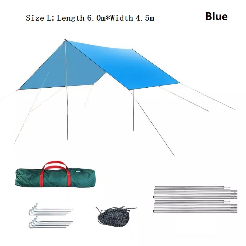 Square Sun Shade Sail – Waterproof Outdoor Canopy for Garden, Patio, and Parties