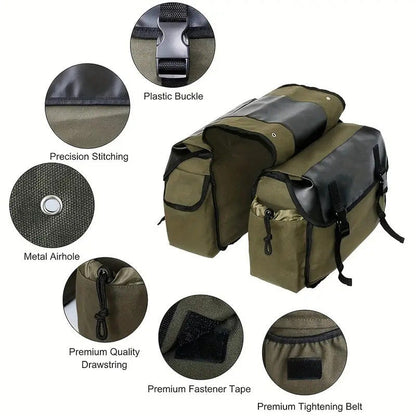 ECOTREK Waterproof Bike Double Pannier Bags XS75001
