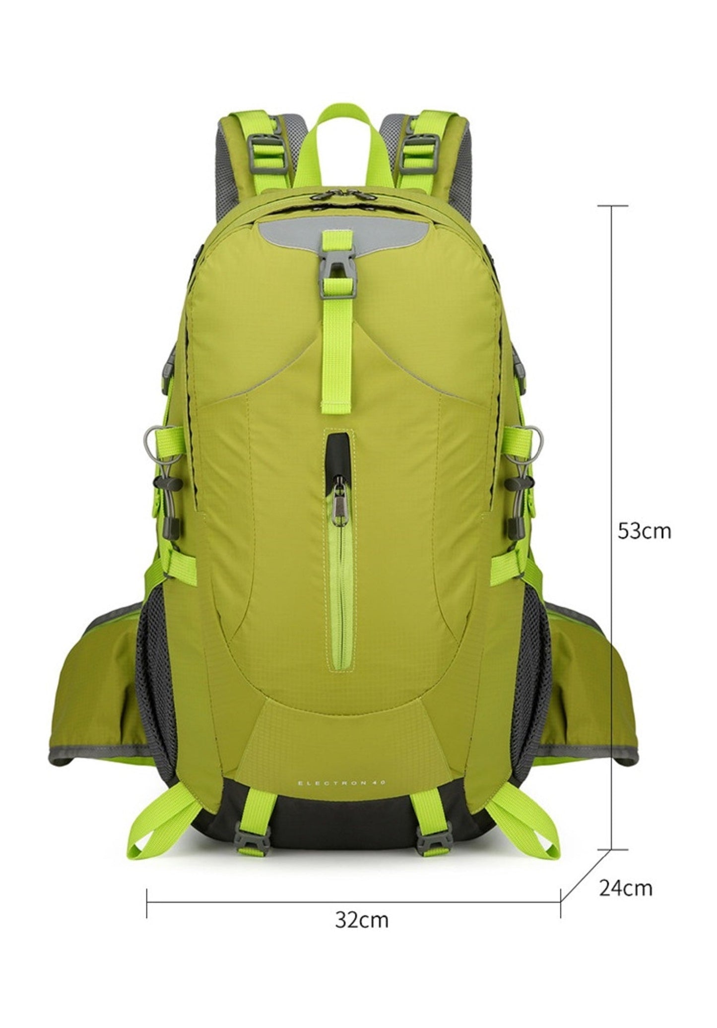 ECOTREK 40L Hiking Backpack – Waterproof Camping, Travel & School Camp Backpack RB3011
