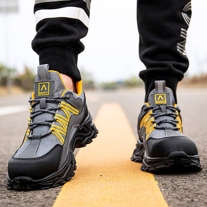 Steel Toe Work Shoes Safety Sneakers Industrial Shoes Lightweight Puncture Proof