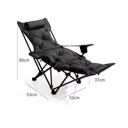 Folding Camping Chair with Footrest & Recline – 2-in-1 Portable Outdoor Chair FY1352