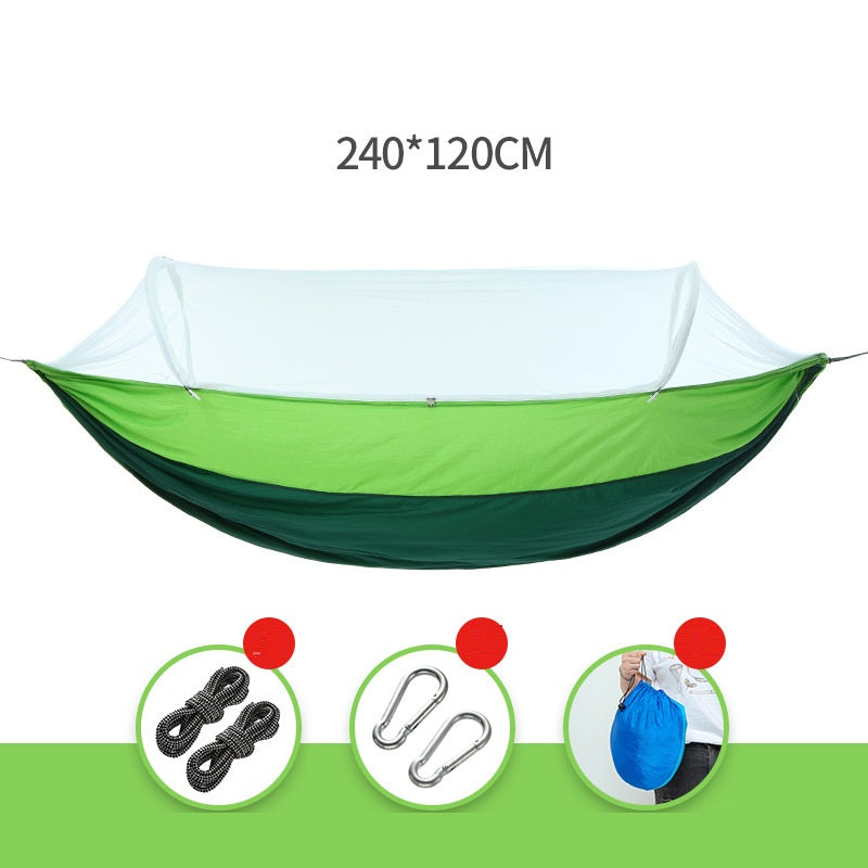 ECOTREK-Portable Automatic Quick-Open Mosquito Hammock with Net