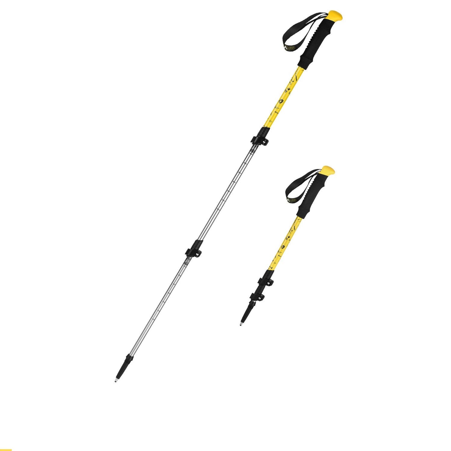 Telescopic Trekking Poles – Collapsible Hiking Sticks for Users up to 150 cm PRI50128