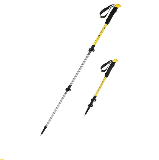 Ecotrek Telescopic Trekking Poles – Collapsible Hiking Sticks for Users up to 150 cm PRI50128