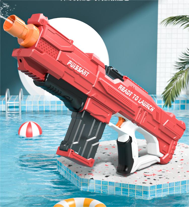 Electric Water Gun Automatic Water Absorption Water Blaster Soaker 48cm