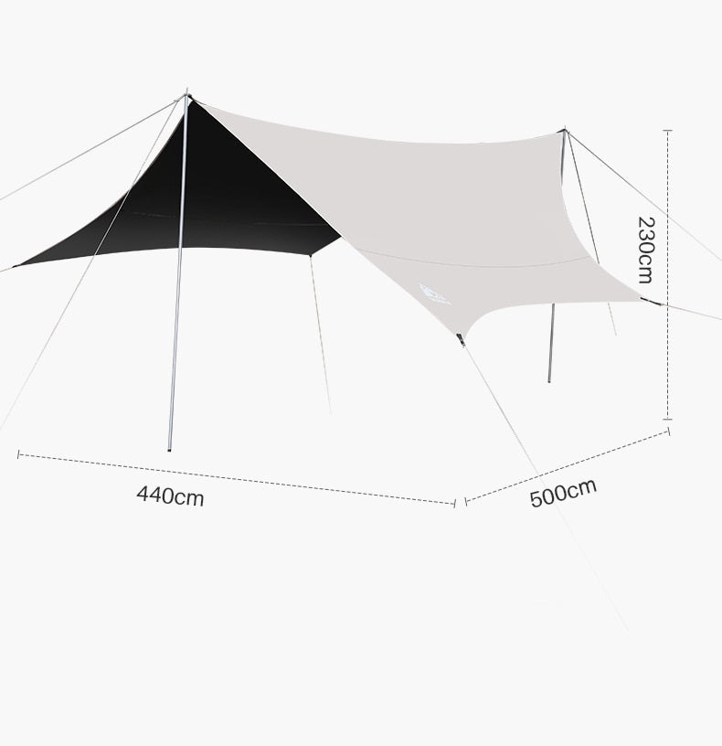Large Butterfly-Style Blackout Canopy – Waterproof & Portable