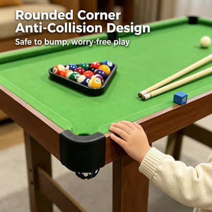 Mini Pool Table Set 120cm By 61cm 72cm High Portable Billiards Game