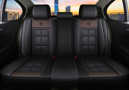 Car Seat Cover Faux Leather Cushion 5 Seater Full Set Front Rear Premium Quality