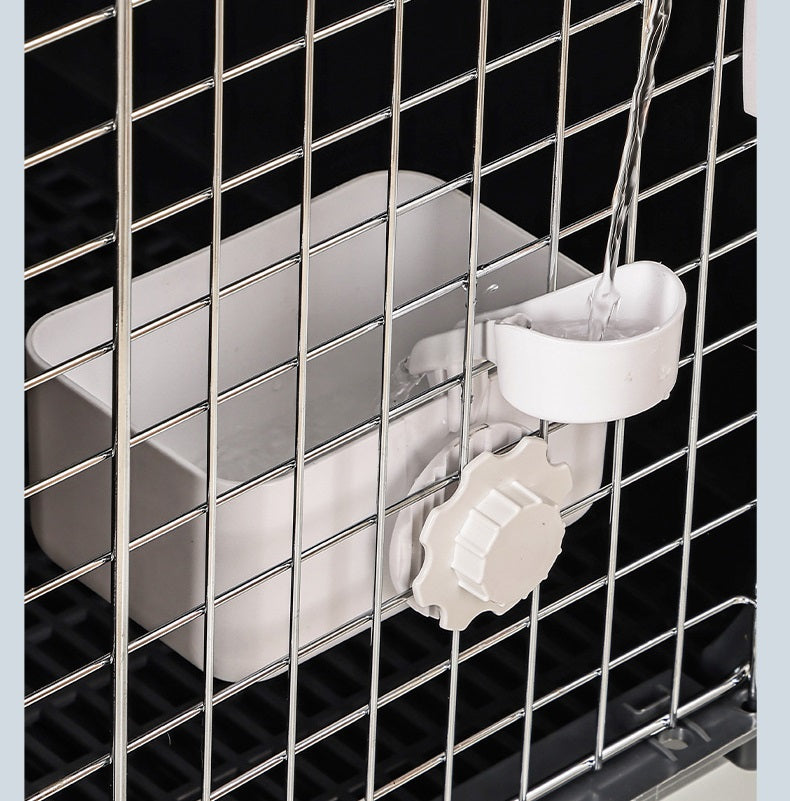 70cm - Wheeled Plastic Airline Travel Cage/Carrier/Crate