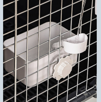 70cm - Wheeled Plastic Airline Travel Cage/Carrier/Crate