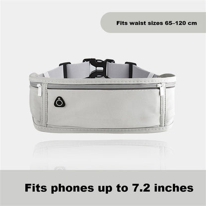 Running Belt – Waterproof, Adjustable, Elastic Strap, Sweatproof Waist