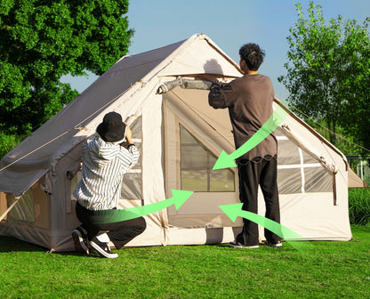 Inflatable Cabin Waterproof Camping Tent – 6.3 m² QLY91519