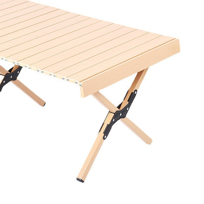 Outdoor Folding Picnic Table - Explorer Egg Roll Camping Table 90x60x42cm LFRD5046