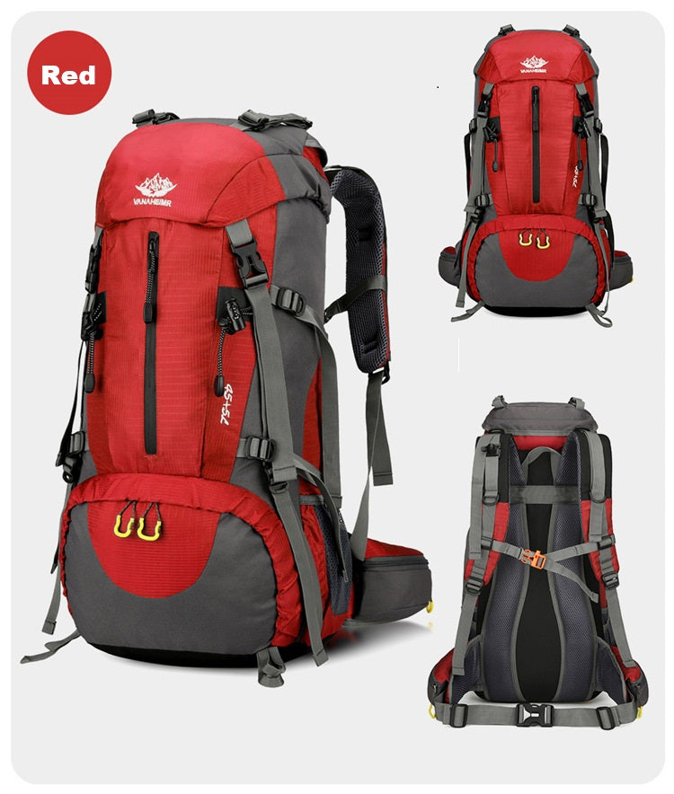 50L (45+5) Hiking Backpack – Waterproof Outdoor Camping & Climbing Daypack BDXJ61010