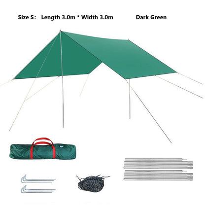 Square Sun Shade Sail – Waterproof Outdoor Canopy for Garden, Patio, and Parties