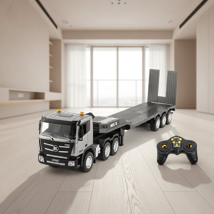 2.4G Wireless Electric Alloy Remote Control Truck & Trailer with Lights & Sounds