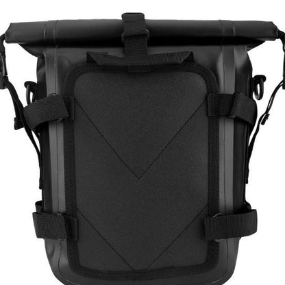 Motorcycle Waterproof PVC Crash Bar Bag – 5–8L Roll-Top Adventure Storage Pouch BQF1125