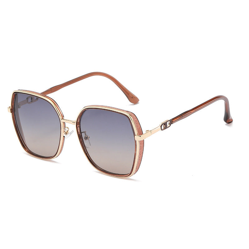 ECOTREK Oversized Fashion Sunglasses – Polarised UV Protection Shades for Women LX11