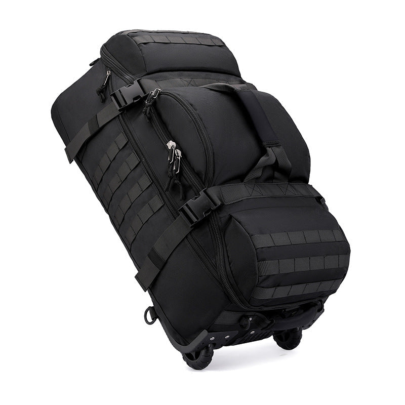 80L Travel Duffel Backpack | Foldable Convertible Holdall with Hidden