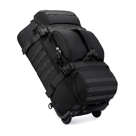 Ecotrek 80L Travel Duffel Backpack | Foldable Convertible Holdall with Hidden Straps CP7286
