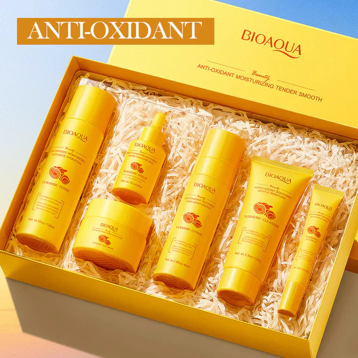 BIOAQUA Turmeric Facial Skincare Set