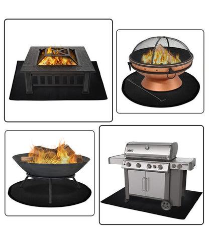 ECOTREK Round Heat-Resistant Fire Pit Mat – HC15003