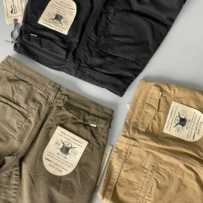 Men's Fashion Cotton Pants Black 32-38