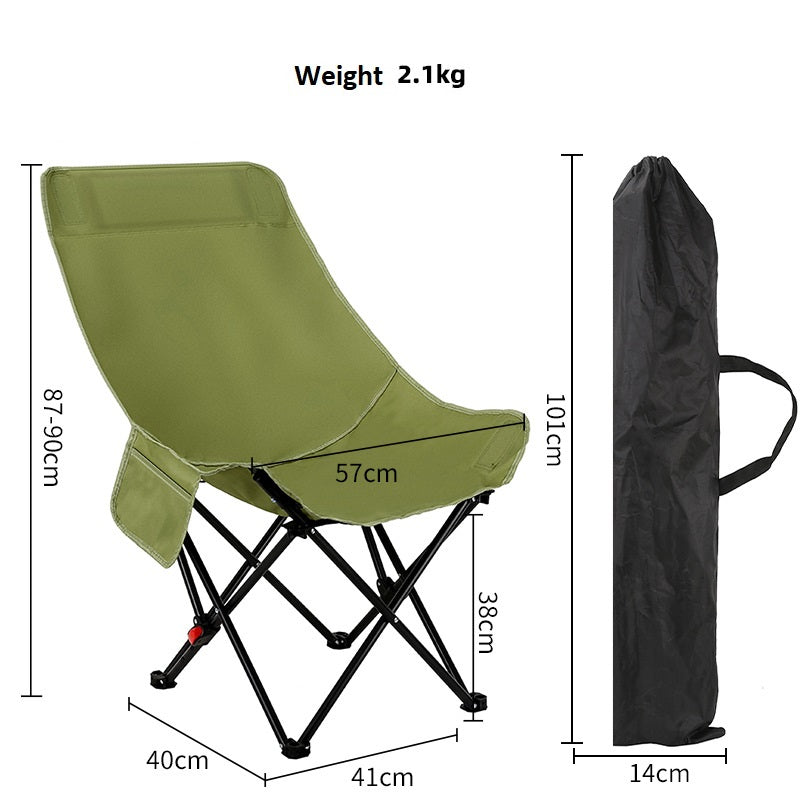 ECOTREK Three-Position Portable Folding Outdoor Chair