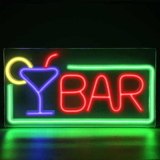 Neon Sign LED Tube Handmade Visual Bar Pub Club Wall Decor Light