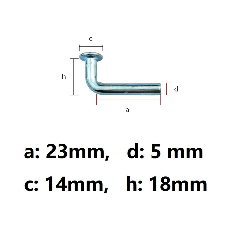 M6 Safety Pins Clip Drop Pin L shape - 20 Pack