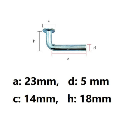 M6 Safety Pins Clip Drop Pin L shape - 20 Pack