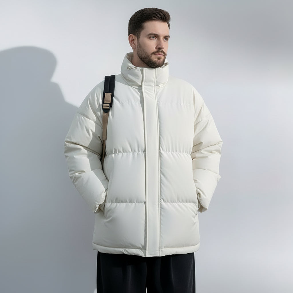 Men's Winter Jacket White XL - 4XL