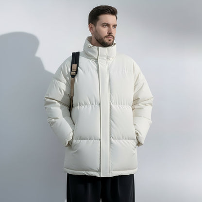 Men's Winter Jacket White XL - 4XL