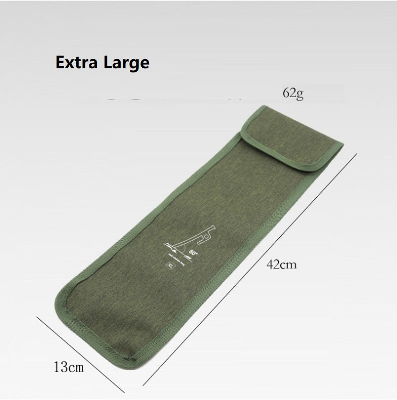 Tent Stakes Storage Bag - Camping Peg Organiser Pouch for 8"-12" Steel Nails CZ7502