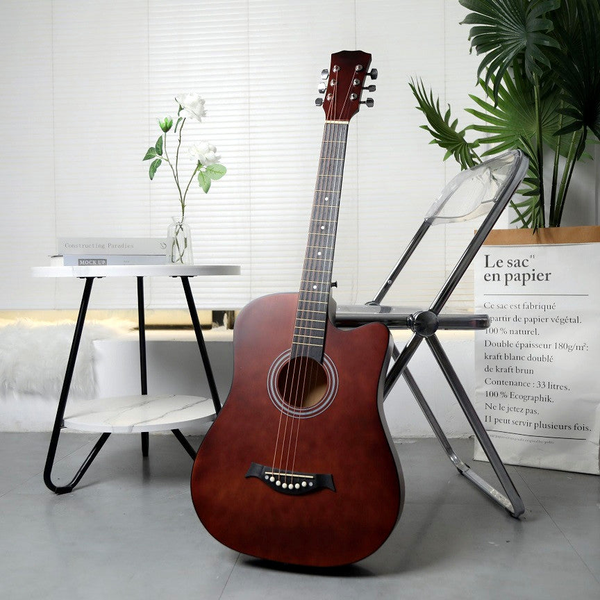 38" Wooden Acoustic Guitar