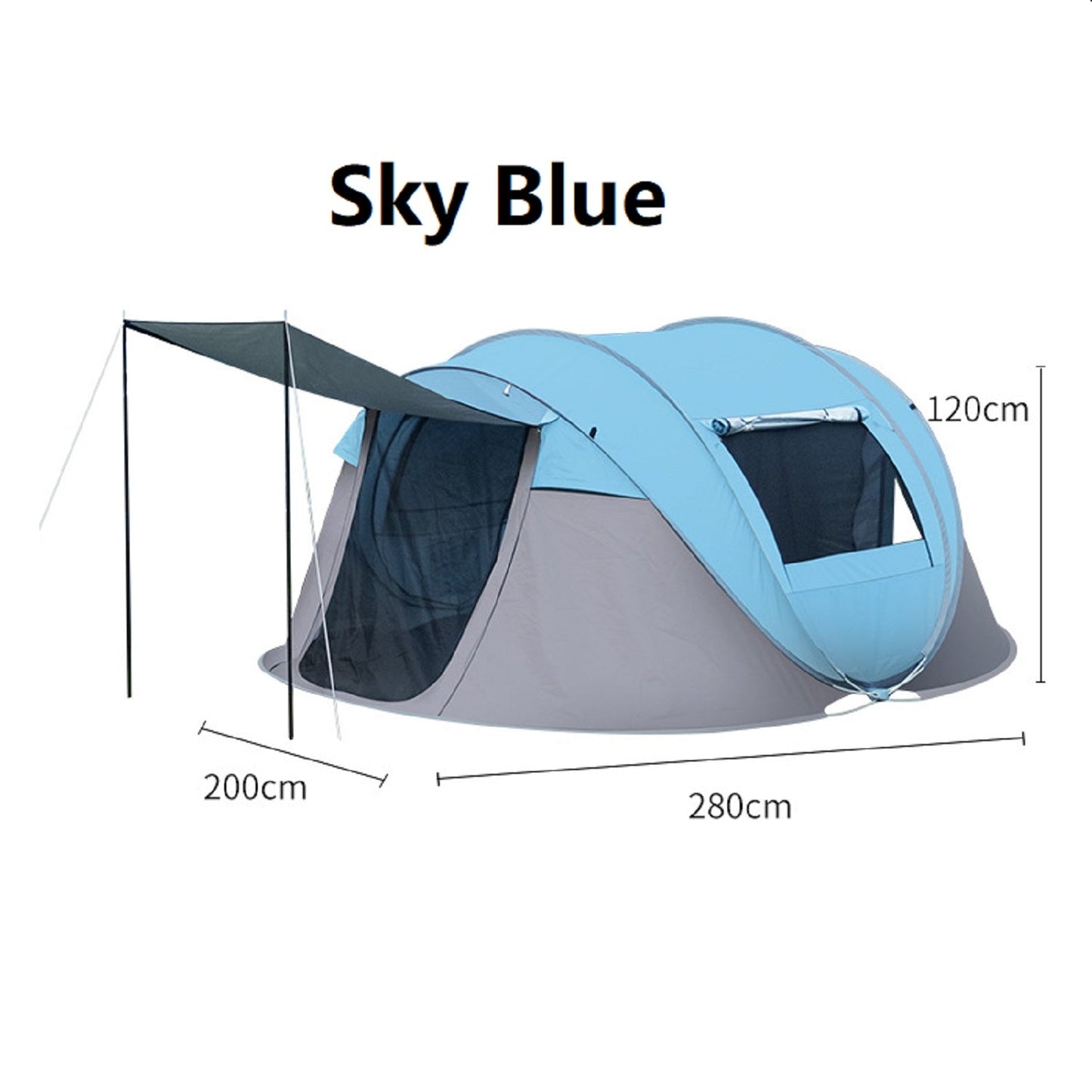 Portable Instant Pop-Up Boat-Shaped Tent SXBC7043