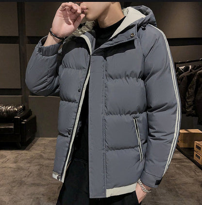 Men's Winter Jacket Grey L - 4XL