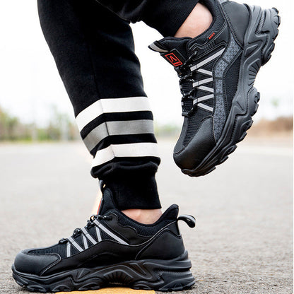 Steel Toe Work Shoes Safety Sneakers Industrial Shoes Lightweight Puncture Proof