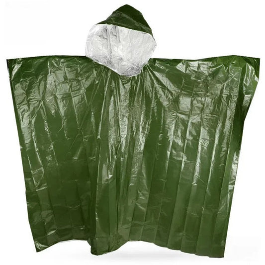 Ecotrek Emergency Thermal Blanket & Raincoat – Compact, Waterproof LCK7011