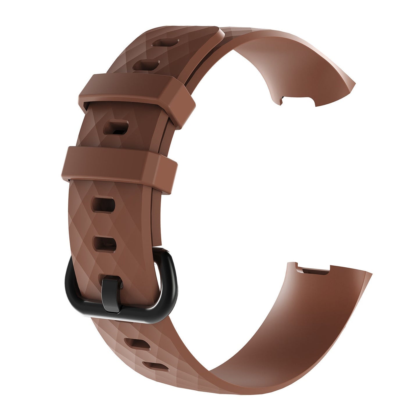 Fitbit Charge 3 / 4 Strap Fitbit Belt Brown Small