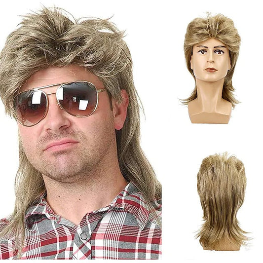 Men's wig  Synthetic Hair Full Wigs High Quality