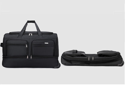 Ecotrek Rolling Duffle Bag with Wheels and Handle | Expandable Waterproof Trolley Travel Bag CP1228