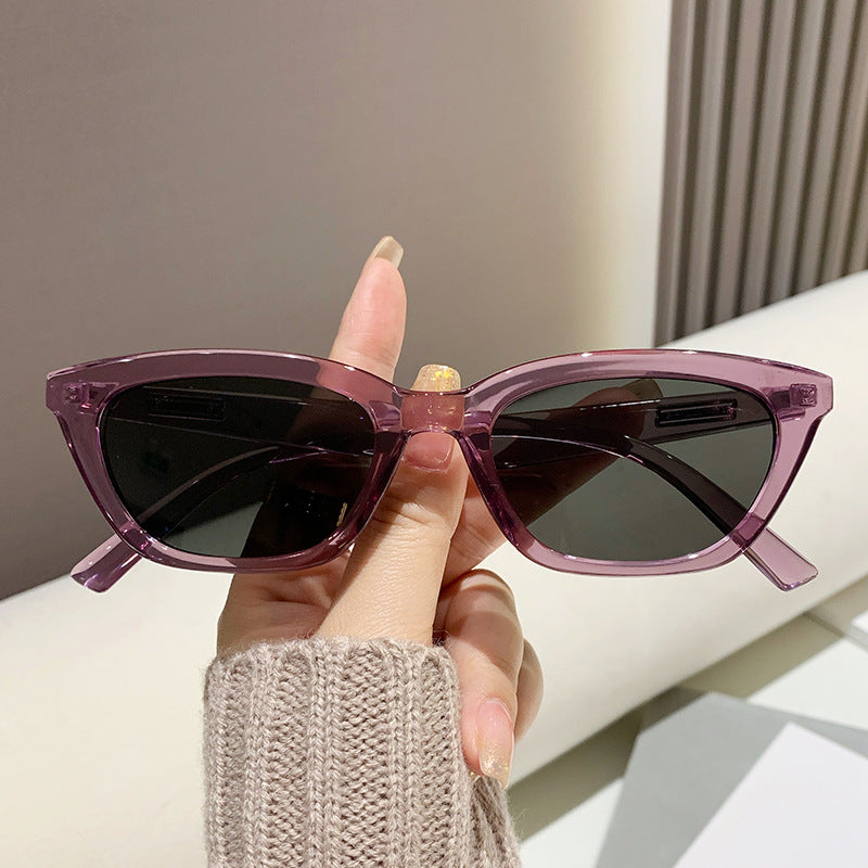 ECOTREK Cat Eye Sunglasses – Retro Fashion Small Frame Shades for Men & Women LX09