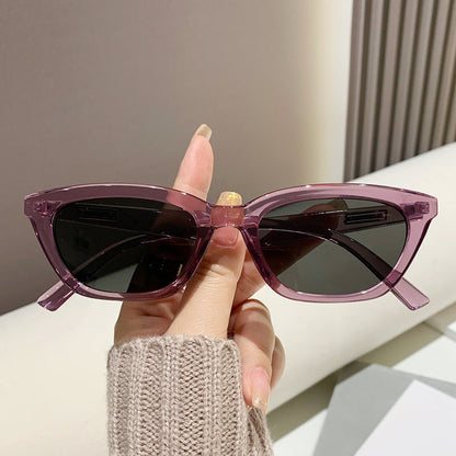 ECOTREK Cat Eye Sunglasses – Retro Fashion Small Frame Shades for Men & Women LX09