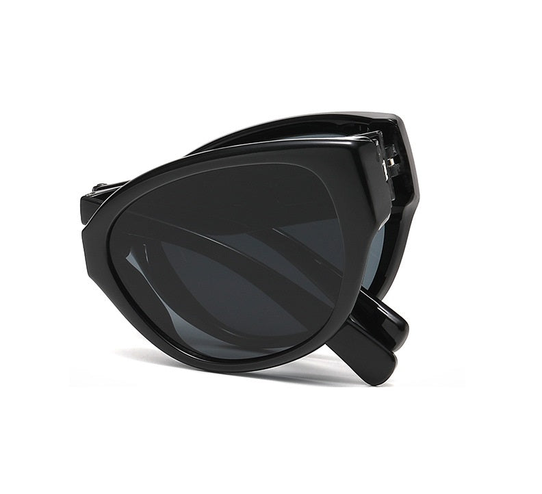 Ecotrek Women Polarised Folding Sunglasses – UV380 Retro Lightweight Shades LX18-21