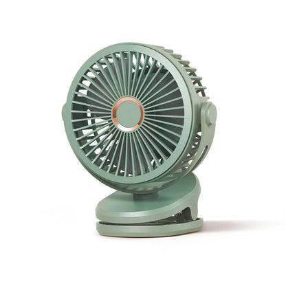 Portable Mini Clip Fan 4 Speed Adjustable USB Rechargeable