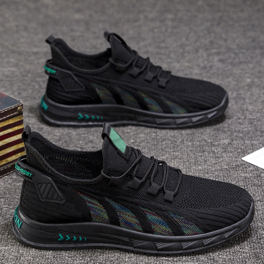 Size 9-13 Mens Slip On Walking Shoes Lightweight Breathable Non Slip Running