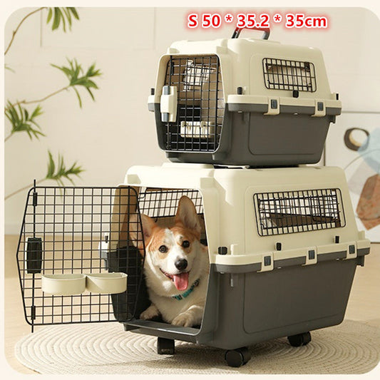 50CM Plastic Airline Travel Cage/Carrier/Crate