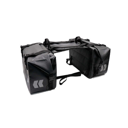 ECOTREK Motorcycle Saddlebags – Double Side Saddle Bag, 60L Waterproof Pannier YJ7303