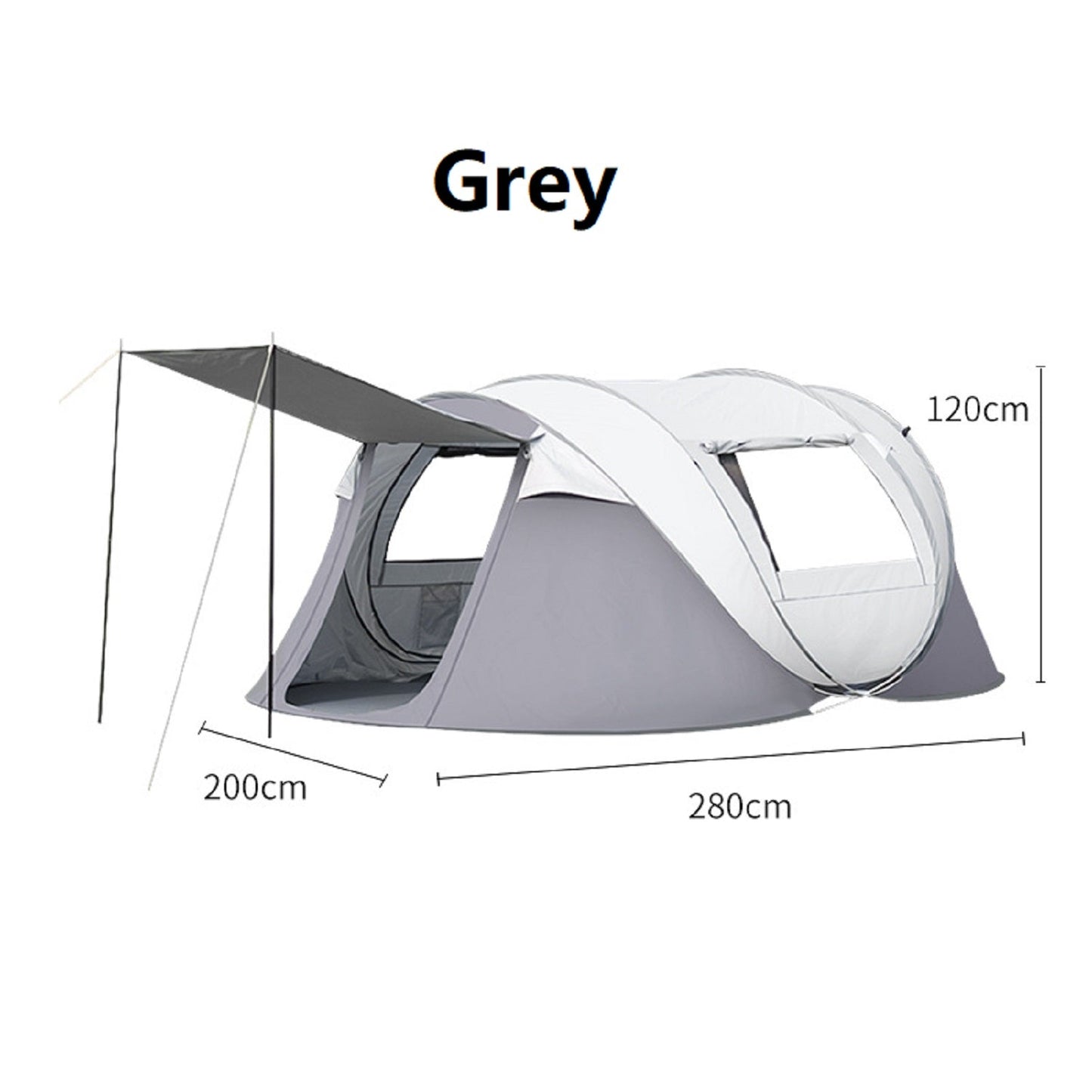 Portable Instant Pop-Up Boat-Shaped Tent SXBC7043